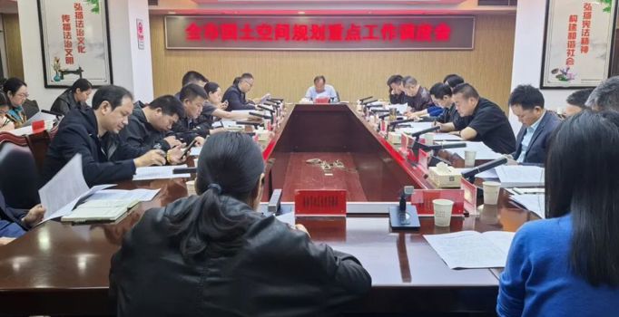常德市自然资源和规划局调度国土空间规划重点工作