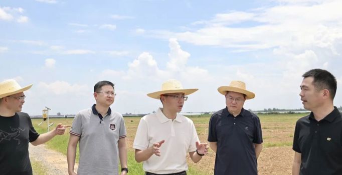 邱献兵调研构建汛旱并防与耕地置换协同推进机制改革工作